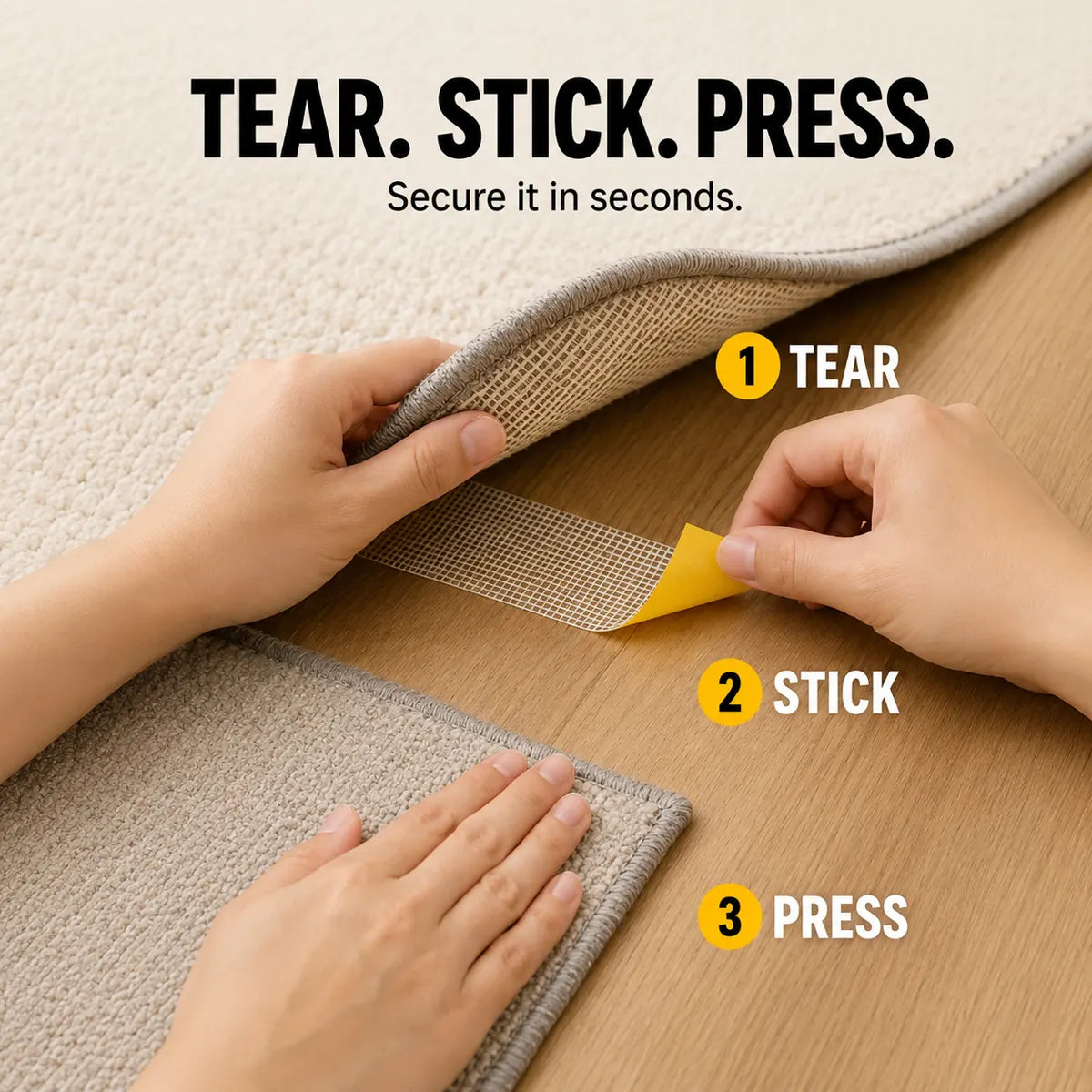Zyloptix® Heavy-Duty Double-Sided Tape - Strong Adhesive Fix For Quick No-Tool Home Solutions🔧