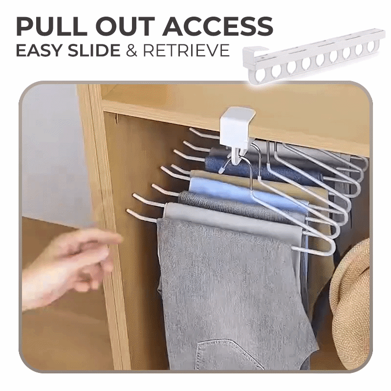 Zyloptix® Extendable Pull Out Trouser Hanger