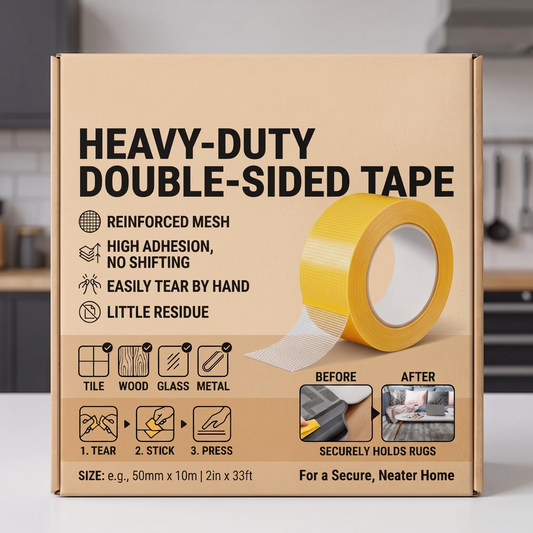 Avermixon® Heavy-Duty Double-Sided Tape - Strong Adhesive Fix For Quick No-Tool Home Solutions🔧