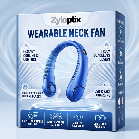 Zyloptix® Wearable Neck Fan