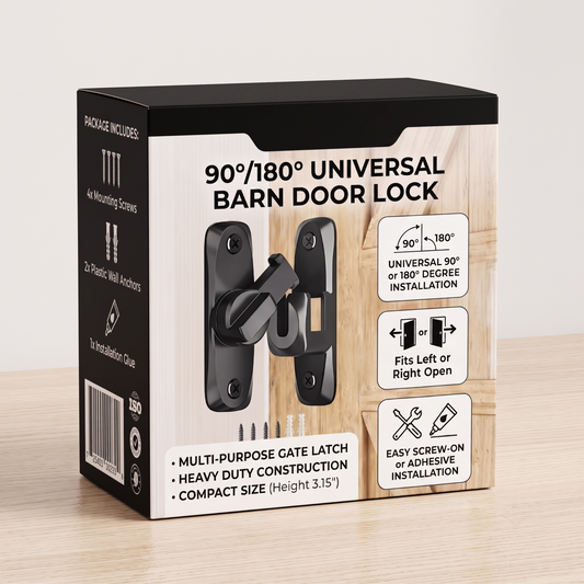 Avermixon® 90°/180° Universal Barn Door Lock