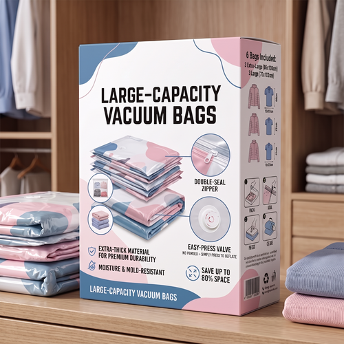 Avermixon®📦 Large-Capacity Vacuum Bags – No Pump Needed! 💨✨