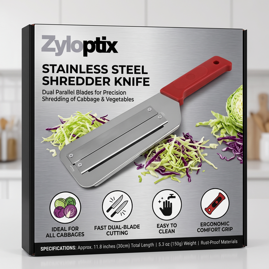 🏆Flash Sale⚡ 50K+ SOLD! Almost Gone✨Zyloptix® Stainless Steel Shredder Knife,Best Gifts