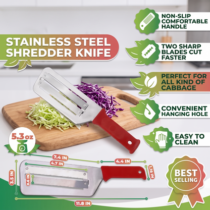 🏆Flash Sale⚡ 50K+ SOLD! Almost Gone✨Avermixon® Stainless Steel Shredder Knife,Best Gifts