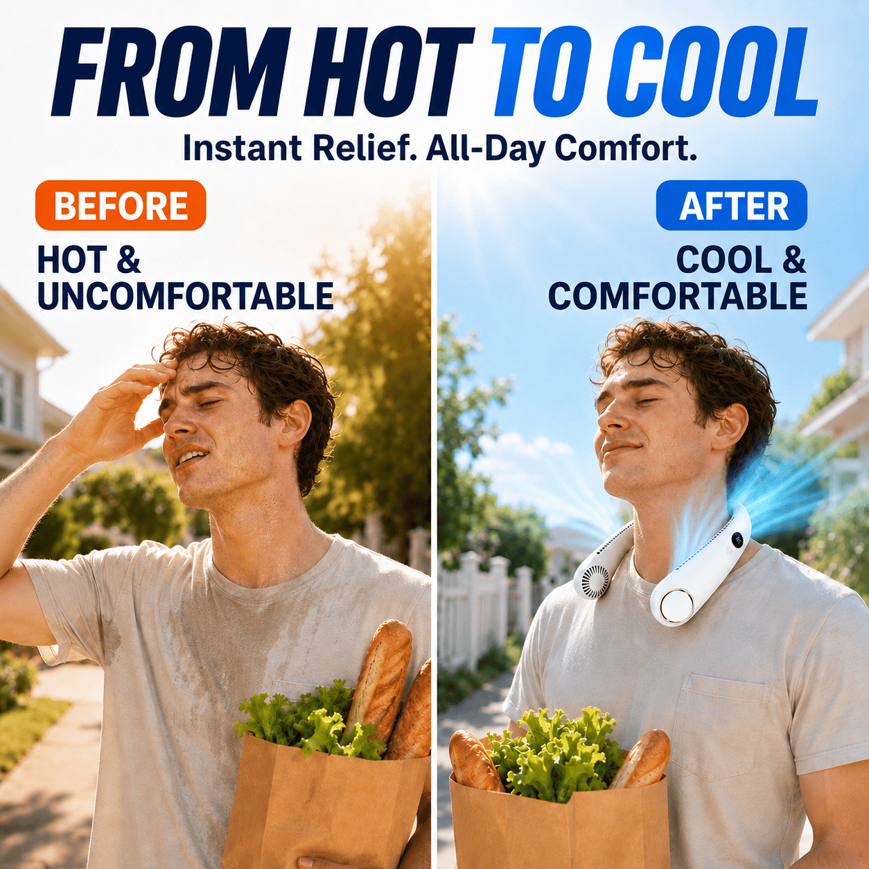 Zyloptix® Wearable Neck Fan