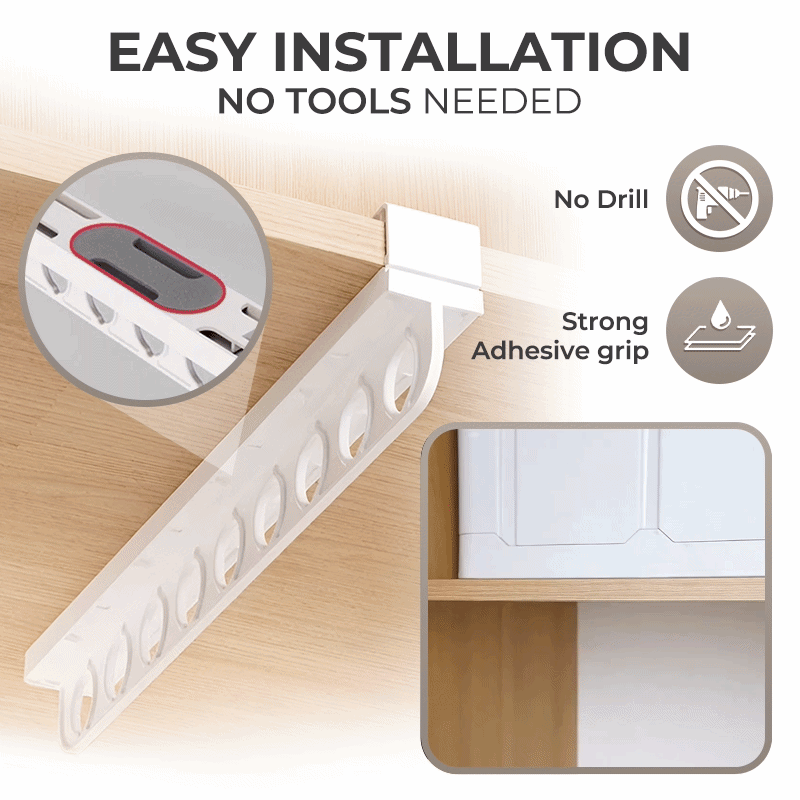 Zyloptix® Extendable Pull Out Trouser Hanger