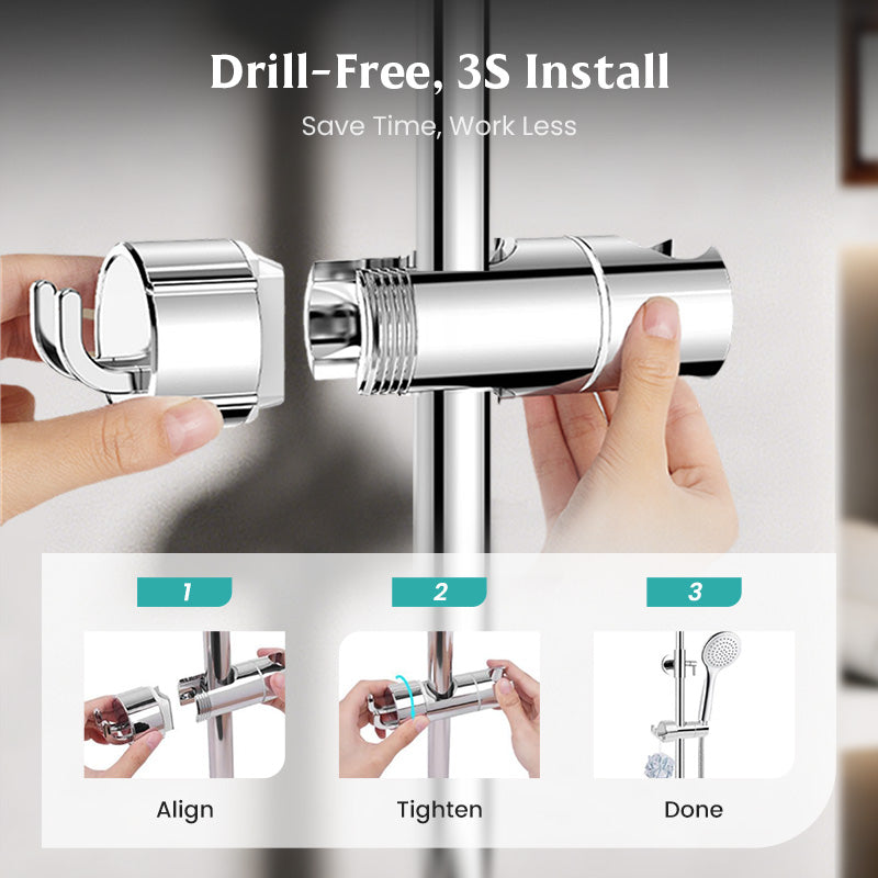Zyloptix® Hand Shower Holder Without Drilling