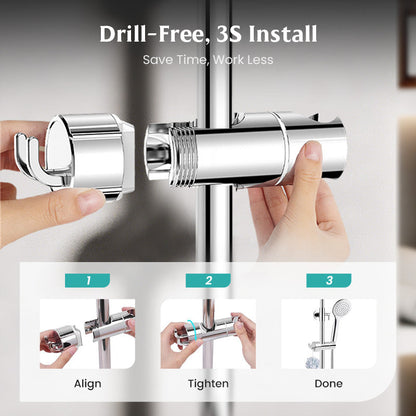 Zyloptix® Hand Shower Holder Without Drilling