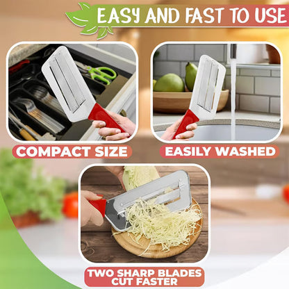 🏆Flash Sale⚡ 50K+ SOLD! Almost Gone✨Zyloptix® Stainless Steel Shredder Knife,Best Gifts