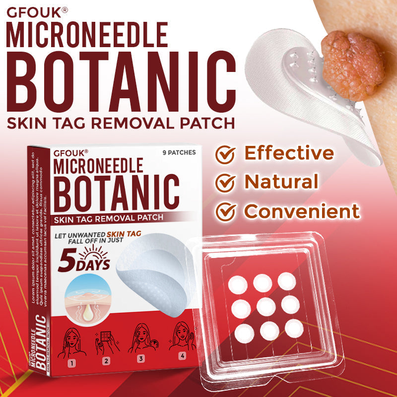 🇨🇦✨GFOUK® MicroNeedle Botanic Skin Tag Removal Patch 🇺🇸 Made in the USA