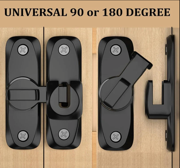 Zyloptix® 90°/180° Universal Barn Door Lock
