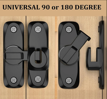 Zyloptix® 90°/180° Universal Barn Door Lock
