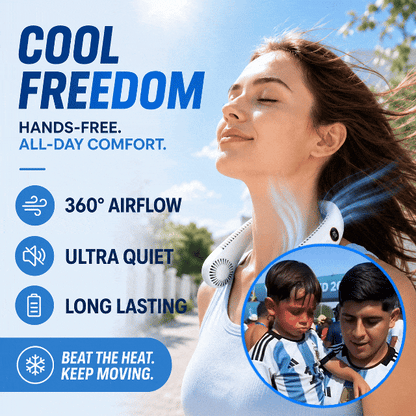 Zyloptix® Wearable Neck Fan