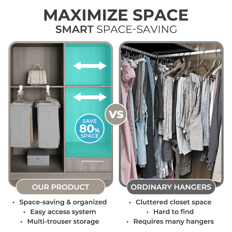 Zyloptix® Extendable Pull Out Trouser Hanger