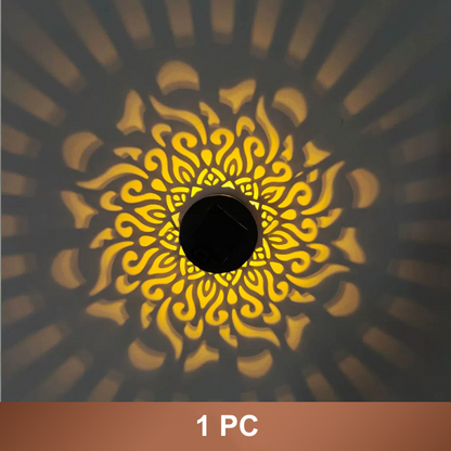 🌞 50% OFF NOW! 🌀Zyloptix® Solar Mandala Light – Stunning Pattern Projection, 2-in-1 Floor & Wall Design & IP65 Waterproof Auto On/Off 🌿