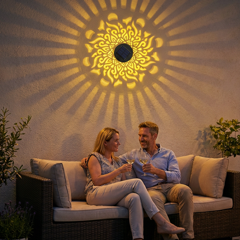 🌞 50% OFF NOW! 🌀Zyloptix® Solar Mandala Light – Stunning Pattern Projection, 2-in-1 Floor & Wall Design & IP65 Waterproof Auto On/Off 🌿