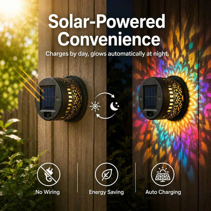 🌞 50% OFF NOW! 🌀Zyloptix® Solar Mandala Light – Stunning Pattern Projection, 2-in-1 Floor & Wall Design & IP65 Waterproof Auto On/Off 🌿