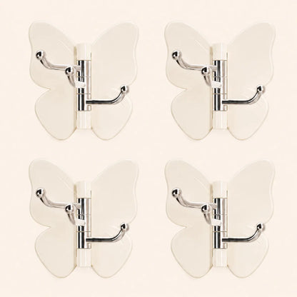 🦋 Zyloptix® Rotating Butterfly Triple Hook—Adjustable for Flat Walls & Corners
