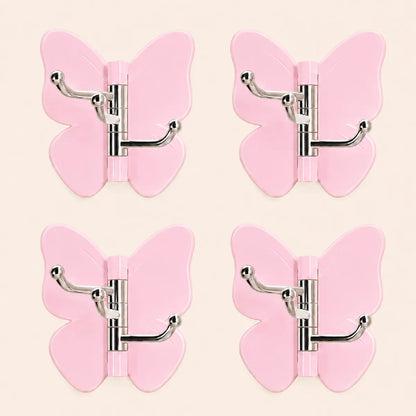 🦋 Zyloptix® Rotating Butterfly Triple Hook—Adjustable for Flat Walls & Corners