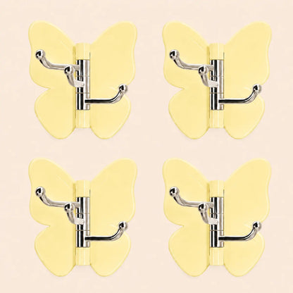 🦋 Zyloptix® Rotating Butterfly Triple Hook—Adjustable for Flat Walls & Corners