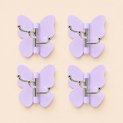 🦋 Zyloptix® Rotating Butterfly Triple Hook—Adjustable for Flat Walls & Corners